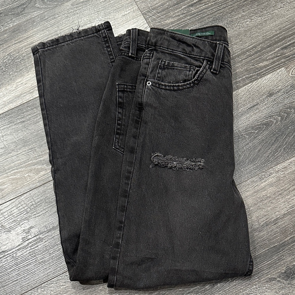 wild fable High-Rise Black Distressed Women's Jeans